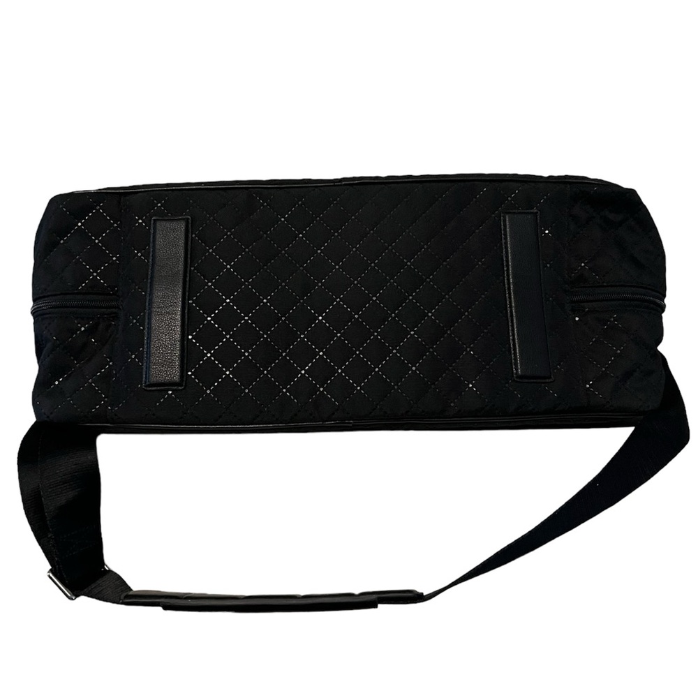 Vera Bradley Black Lay Flat Weekender - Picture 8 of 9